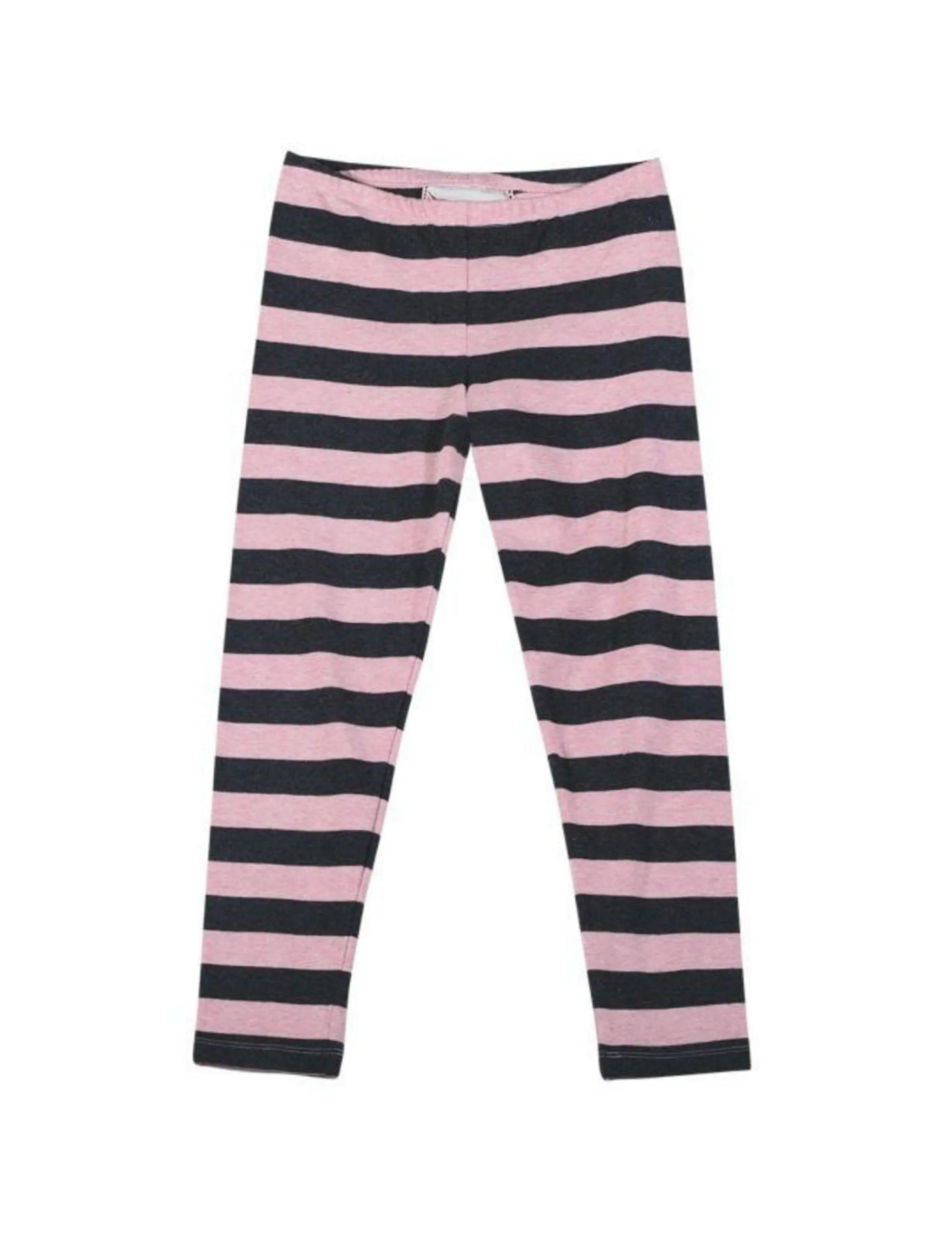 Paper Wings Pink Stripe Leggings