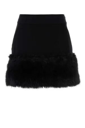 PRADA Chic Cotton Blend Mini Skirt for Women
