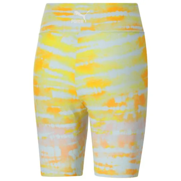 PUMA - Women - Tie Dye Bike Short - Blue Tie Dye