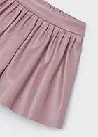 Rose Leathered Shorts