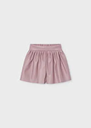 Rose Leathered Shorts