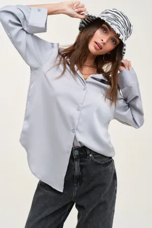 Silver Paris Top