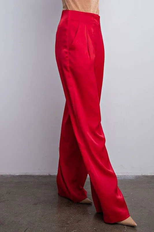 The Kyle Pants: High Waisted Wide Leg Dress Pant