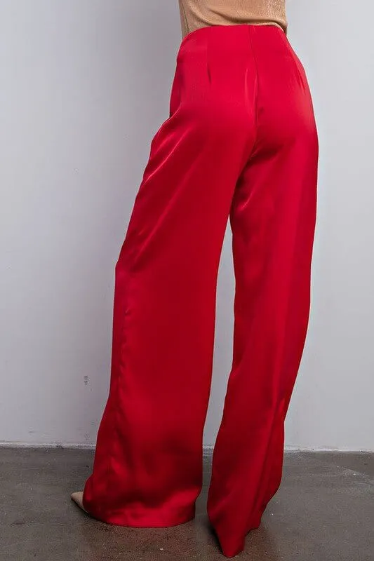 The Kyle Pants: High Waisted Wide Leg Dress Pant