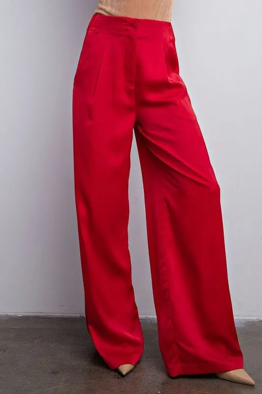 The Kyle Pants: High Waisted Wide Leg Dress Pant
